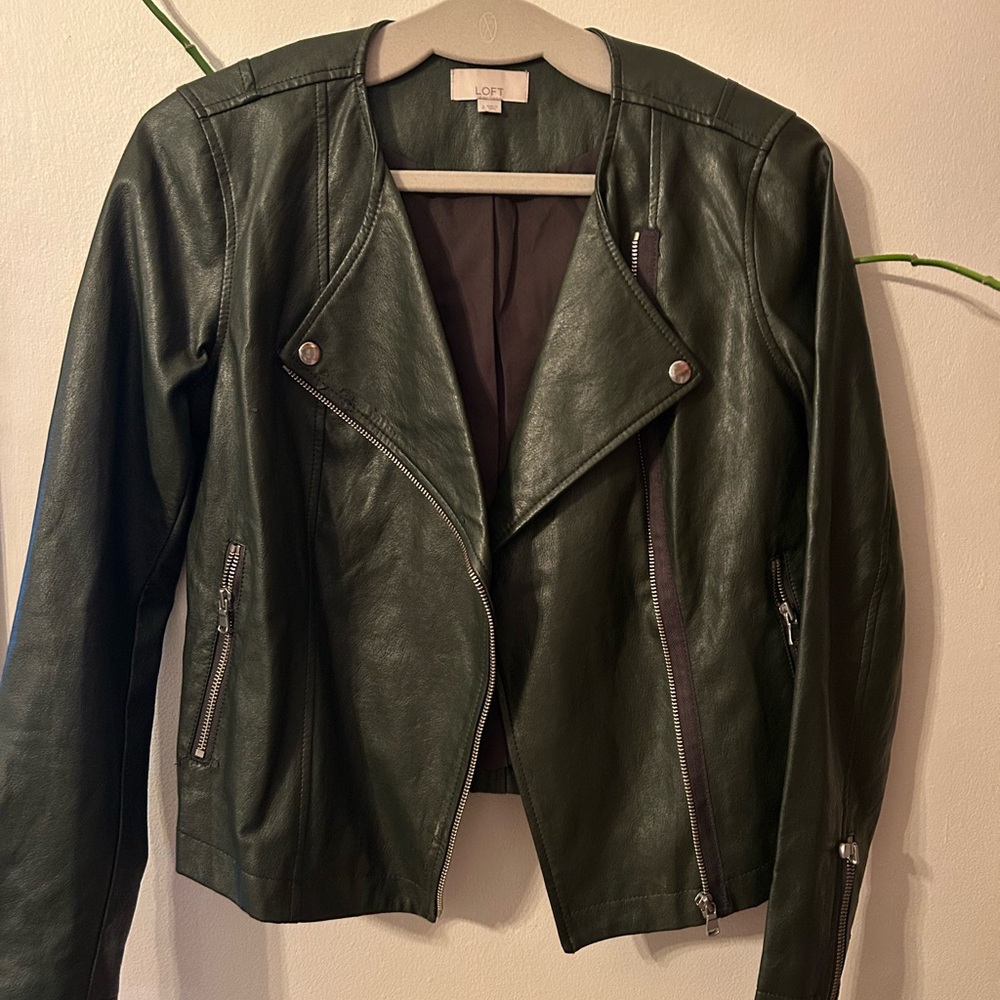 Green Loft Motorcycle Jacket